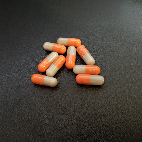 Bottle of horny goat weed extract capsules standardized to 10 percent icariin