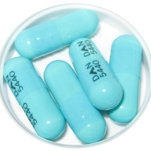 Bottle of 5-HTP 100mg enteric coated capsules from Griffonia simplicifolia seed