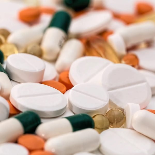 Bottle of potassium citrate 99mg capsules, single ingredient