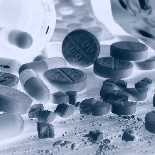 Bottle of biotin 10,000mcg vegan capsules with no added starch