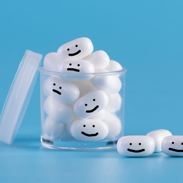 Livagen 20mg vial, freeze dried cake in a crimped vial beside its lot certificate